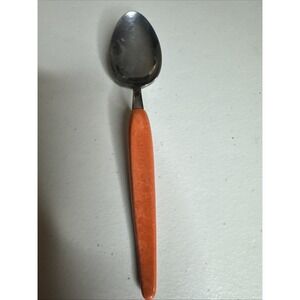 Branchell Spoon Orange Stainless Steel Utensil Tapered Handles